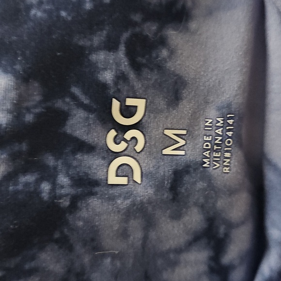 DSG Navy Tie-Dye Leggings With Side pockets - Picture 2 of 3